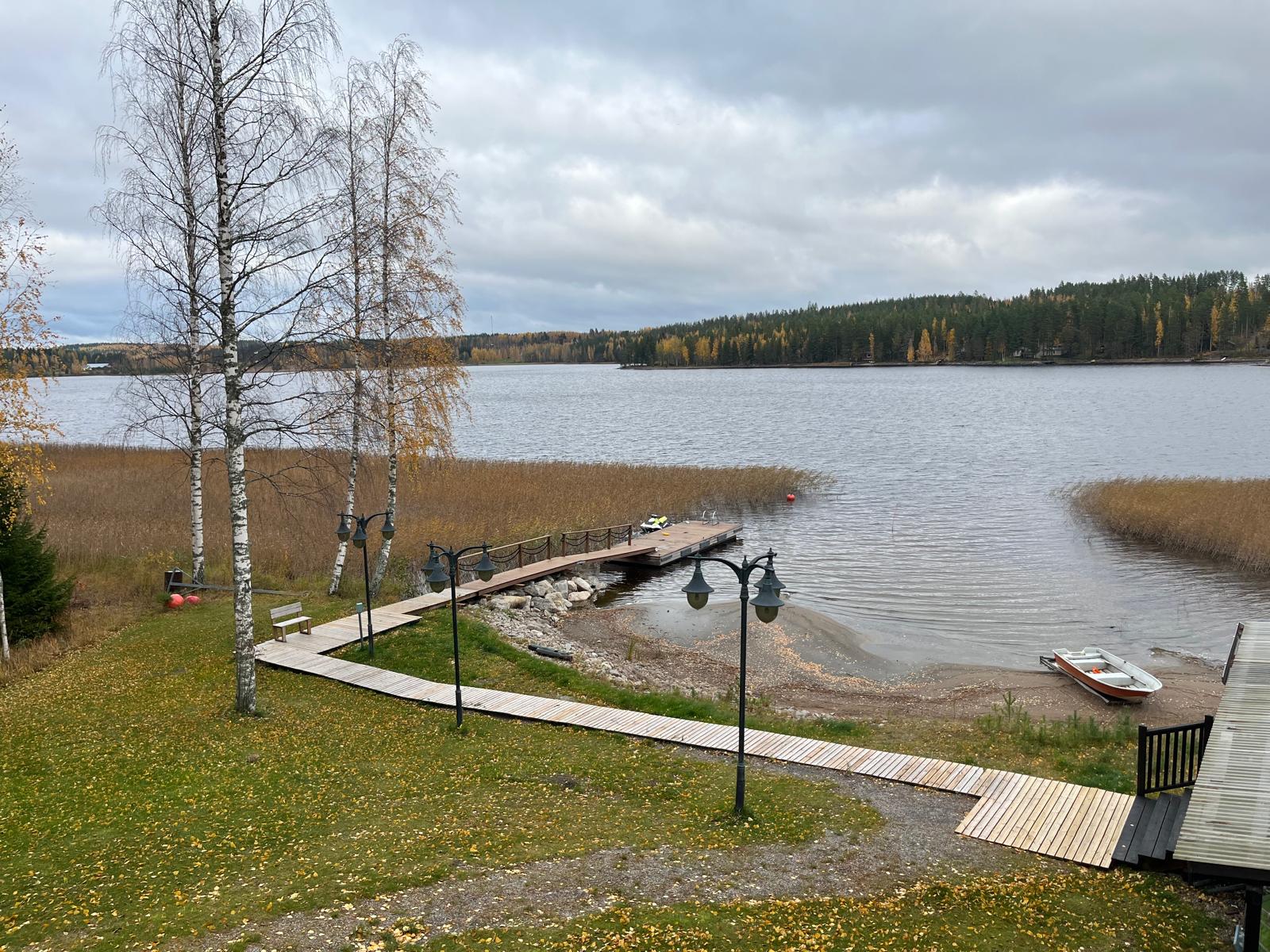 Oma ranta Villa Purnukassa, Kallaveden rannalla